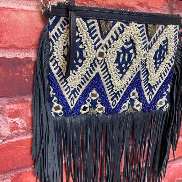 RebeccaMinkoff beaded fringe crossbody - Picture 2 of 12